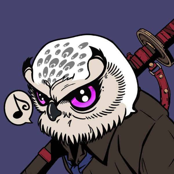 deadrabbit1000's tweet photo. Just bought myself my first @birdzuki 💜🦉

I freaking love the art!
It's trending like crazy now, get on before it's too late 🚀🔥💎

#birdzuki #NFT https://t.co/K5T0uuBjqZ