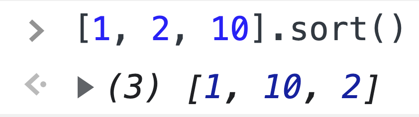 Just your daily reminder. Never trust JavaScript to do something reasonable: