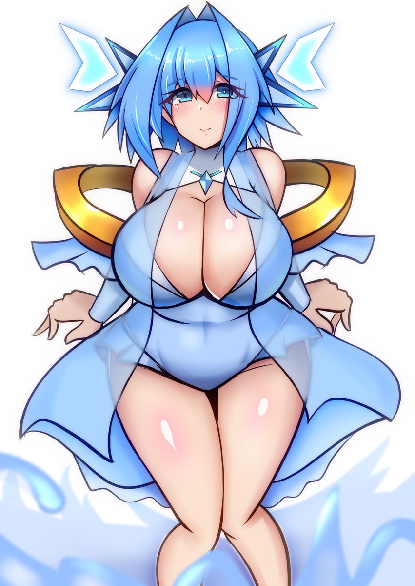 割とお気に入りのディーネさん 
#このタグを見た人はラフ画とその完成絵を見せる 