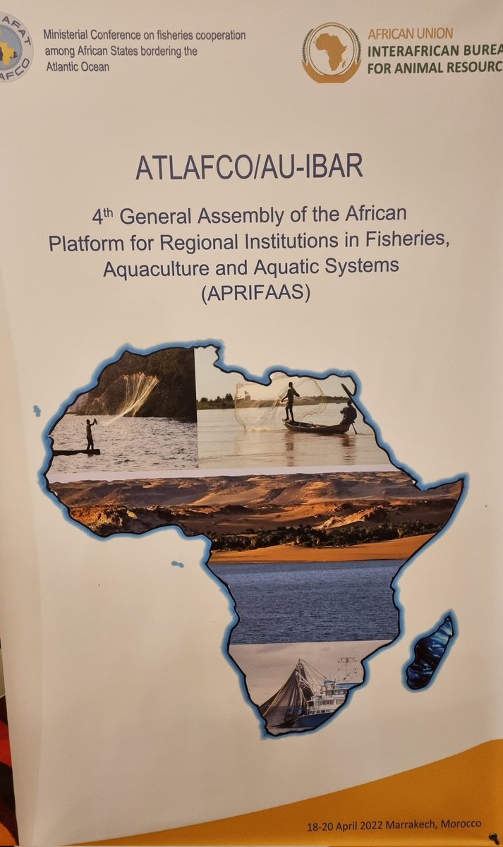 cndongo's tweet photo. At the #APRIFAAS General Assembly. On behalf of @NEPAD_Mayaki, I recognized the importance of an effective #APRIFAAS platform to 
facilitate the coordination and coherence in the governance of fisheries &amp; aquaculture sector for the #AfricaWeWant through @NEPAD_Agency #FishGov2. https://t.co/SyjqKJVNWq