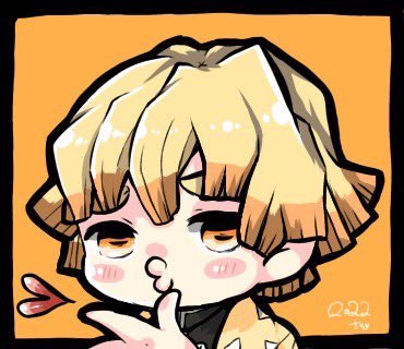 sachi 〜さちv〜さんがTwitterに投稿した我妻善逸(鬼滅の刃)のイラスト。