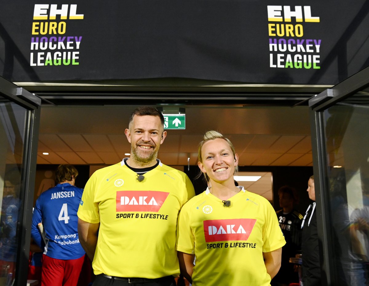 It's Game On in the men's GRAND FINAL with umpires <a href="/Wilson88Sarah/">sarah wilson</a> and Martin Madden in control! 

LIVE: eurohockeytv.org/en-int/playerp…

🇧🇪🇵🇱🇵🇹: via @ElevenSportsBEn / @ElevenSportsBEf 
Latin America: via ESPN