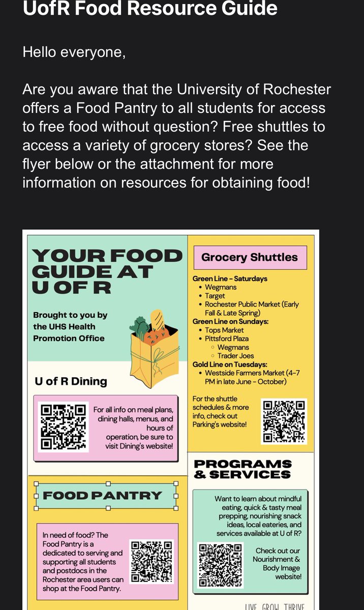 Matthew Rook (@matthewrook9) on Twitter photo Love that that <a href="/URochester_SMD/">URochester SMD</a> <a href="/urmceducation/">urmceducation</a> solution to students not being able to afford rent/food is to have them go to a food pantry.
But not pay a livable wage… in fact, the PhD stipend only increases 2% for the next cycle, in a year where we experienced 8.5% inflation🤡 Love that that <a href="/URochester_SMD/">URochester SMD</a> <a href="/urmceducation/">urmceducation</a> solution to students not being able to afford rent/food is to have them go to a food pantry.
But not pay a livable wage… in fact, the PhD stipend only increases 2% for the next cycle, in a year where we experienced 8.5% inflation🤡