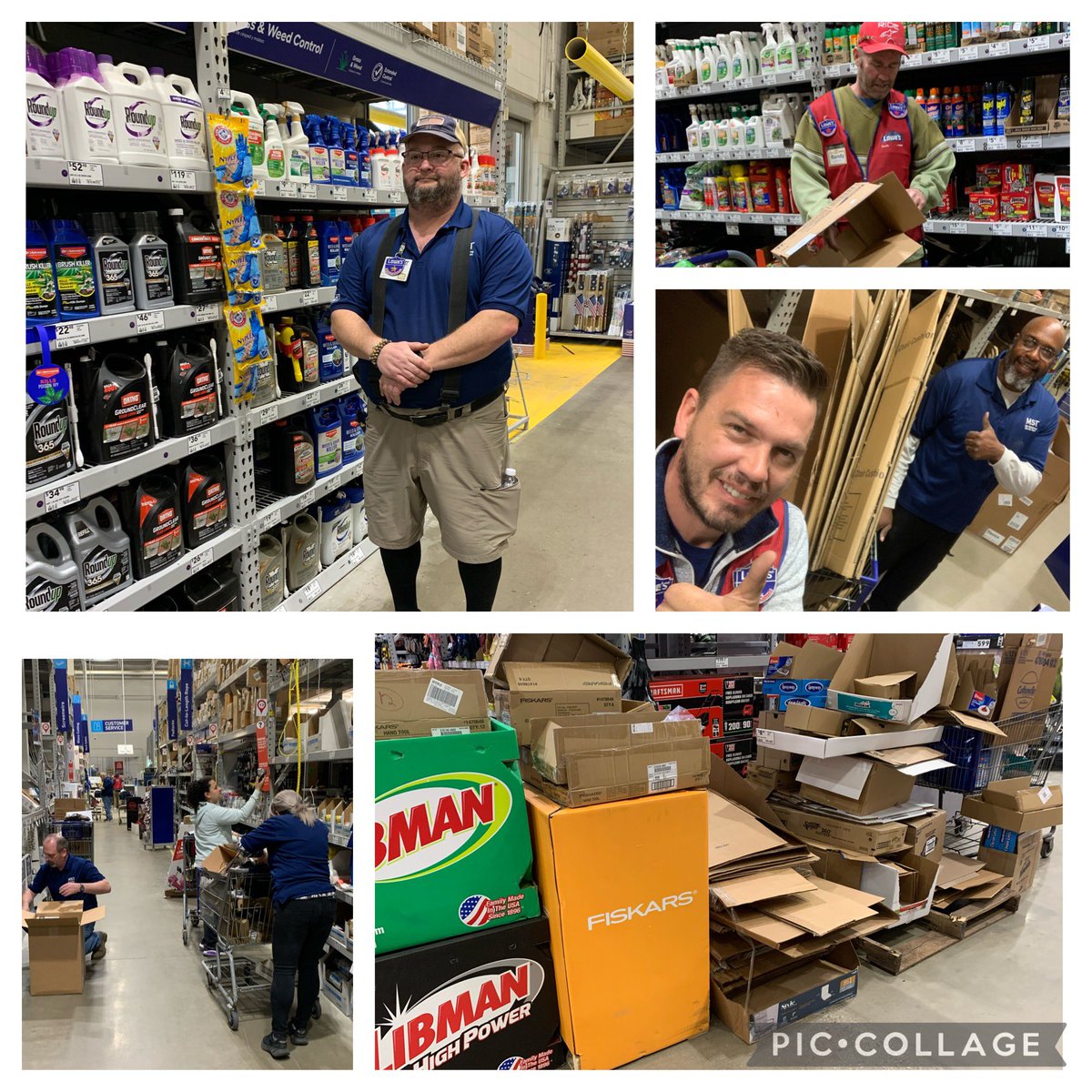 Great sales means putting in that hard work on recovery 💪📦✅ Blue and Red coming together for some awesome teamwork this morning! Thanks MST! #cardboardchallenge #sellsomestuff <a href="/1290Lowes/">Lowes District 1290</a> <a href="/JoshWilner/">Josh Wilner</a> <a href="/BellAnyae/">Anyae Bell</a> <a href="/finchamMST1290/">Jody Fincham</a> <a href="/ShuellWilliam/">William Shuell</a> <a href="/BenitoKomadina/">Benito.Komadina@Lowes</a>