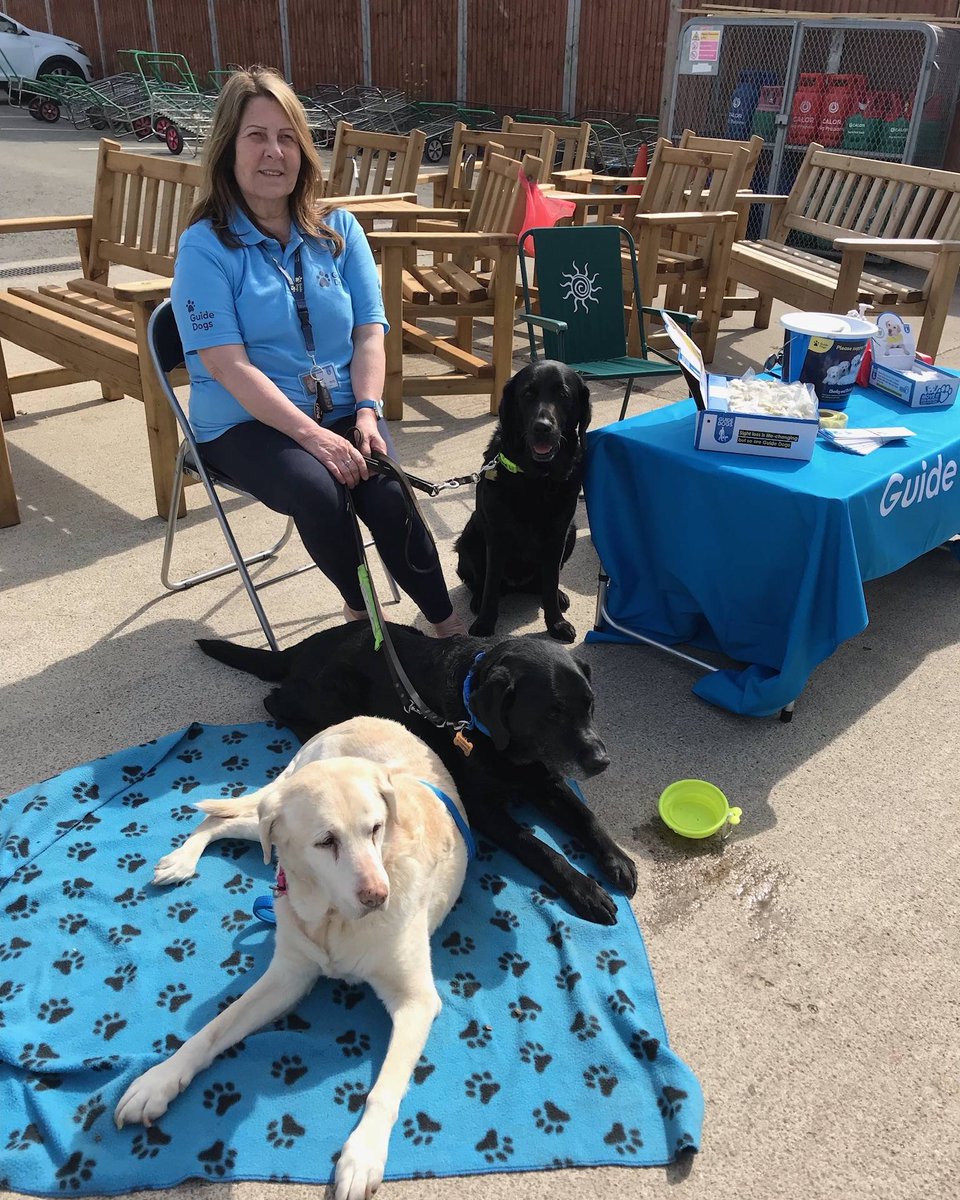 Thanks to everyone who supported us at Brennands over the weekend, even Retired  Guide Dog Marie popped in to say hello!
#Chorley #GuideDogs #GuideDogsUK #GuideDogsForTheBlind