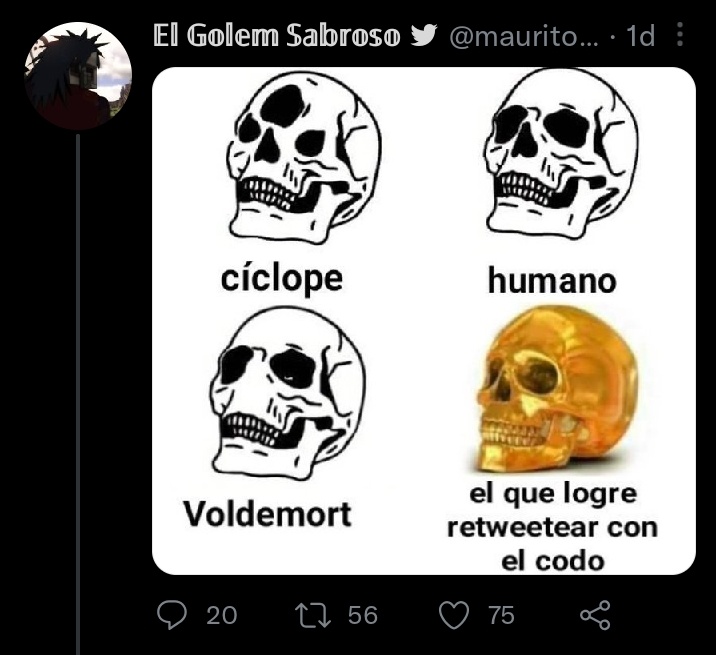 Una vez fui El Golem Basado tweet media