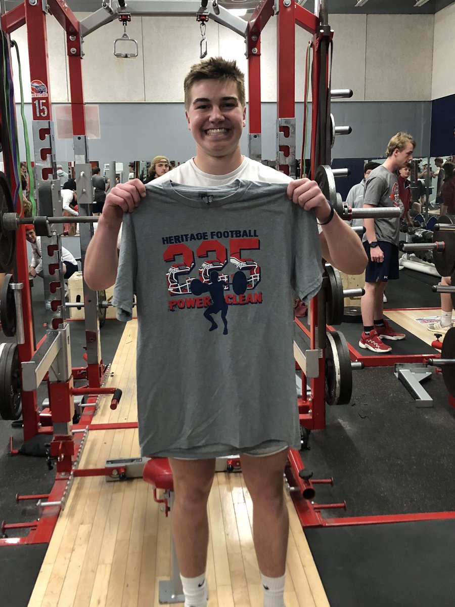 coachnolazy's tweet photo. 3 more @Heritagefootbal studs earn their #225clean shirts. Sophomore studs at that. #pursueexcellence #dbwh https://t.co/dKYIptwQC4