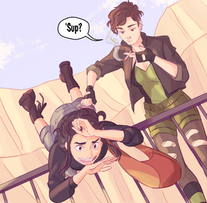 AdamBlackhat's tweet photo. #StarfallHigh! is back with a new page (in a few minutes) drawn by @azeher_may https://t.co/noU4EJFThd