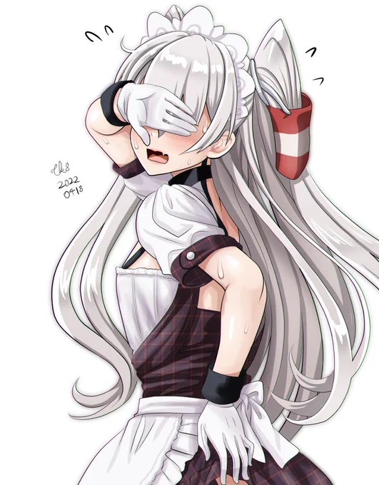 天津風とメイドと危険なバイト #艦これ #艦これ版深夜の真剣お絵描き60分一本勝負
#艦これ版真剣お絵描き60分一本勝負_20220418 https://t.co/D1fzZTzWBD 