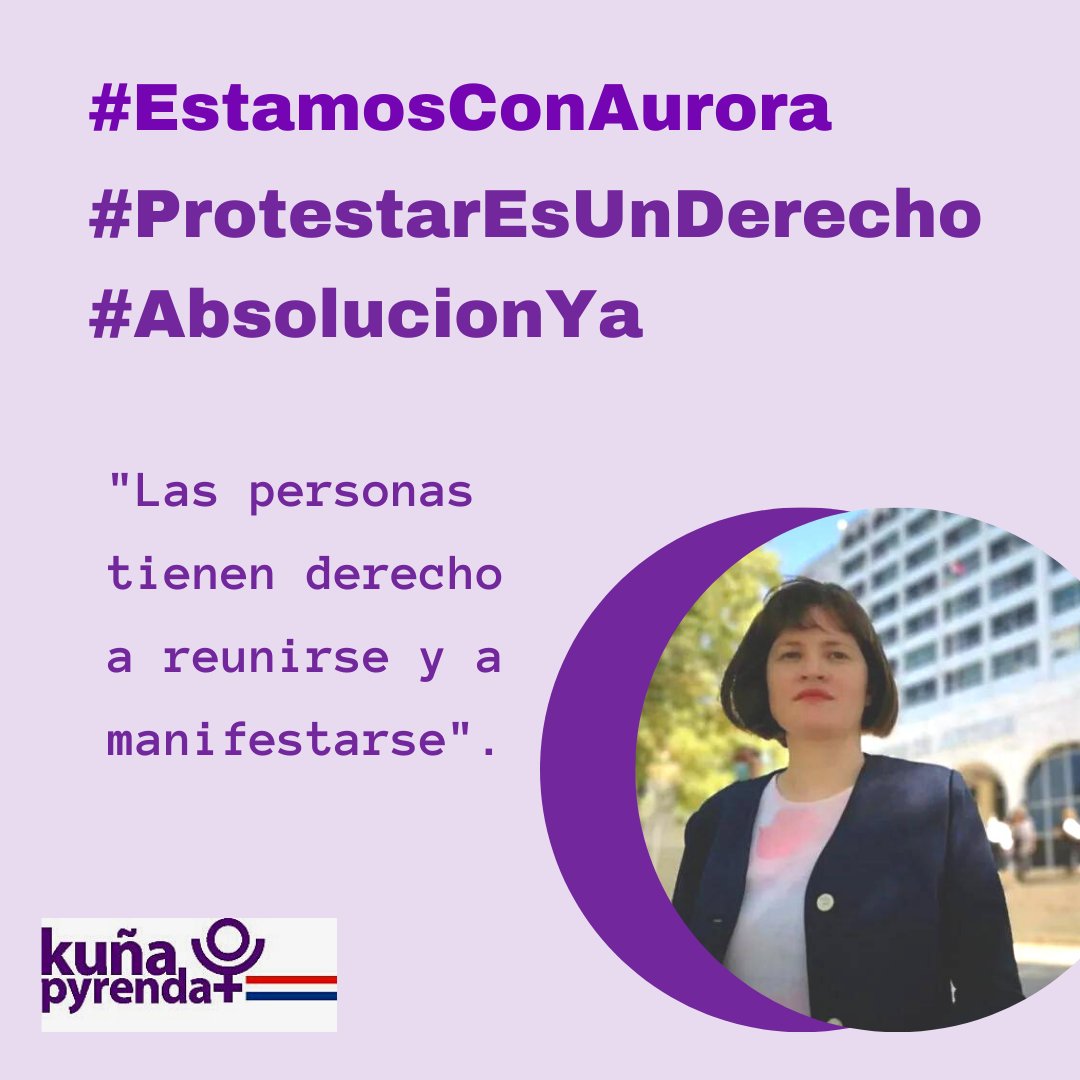 KunaPyrenda's tweet photo. Una joven estudiante es perseguida por la jerarquía eclesiástica, el Poder Judicial tiene la oportunidad de dar un mensaje a los jóvenes que pelean por un país mejor para todas las personas #AbsolucionYa 
#EstamosConAurora 
#ProtestarEsUnDerecho https://t.co/9Wi3SwdiT3