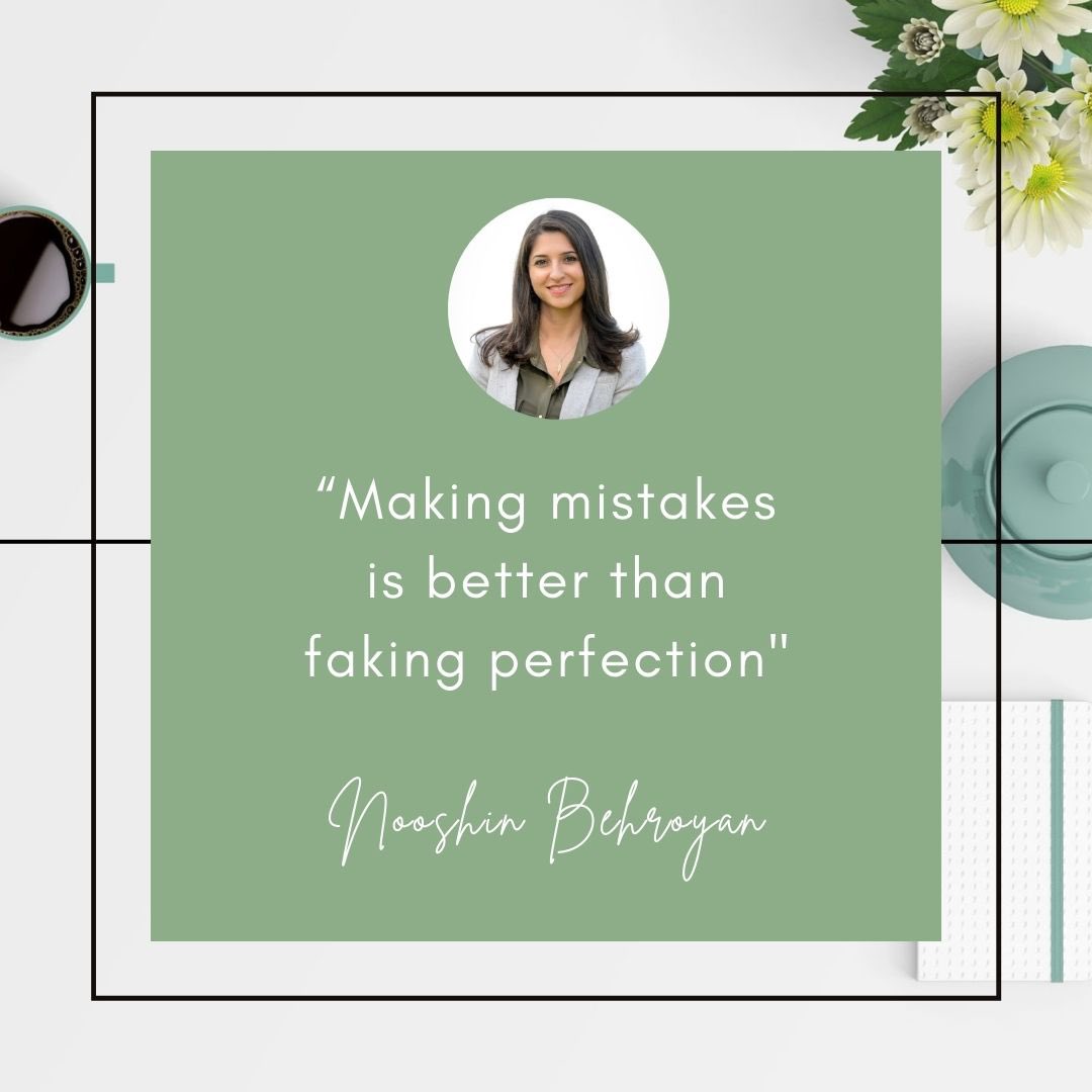 NooshinBehroyan's tweet photo. The most important advantage of Making mistakes over faking perfection is making mistakes and learning from them is the way you become an expert in something.
Perfection is within imperfection, by trying to fix them, trying to make things, yourself and others become better. https://t.co/8WrIcf9NGD