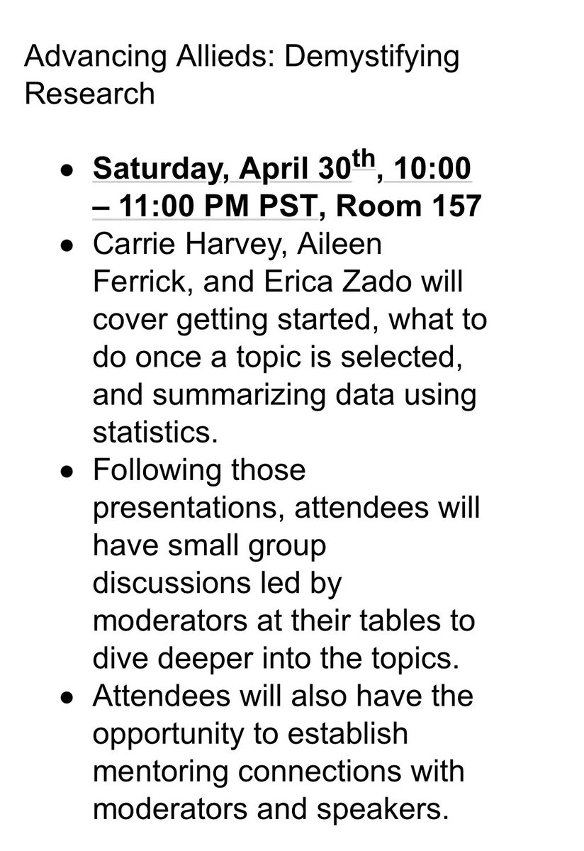 Julie Shea, NP (@ariat104) on Twitter photo Please join us for an allied professional research session during HRS 2022-Saturday April 30th. This is open to all allied professionals who attend HRS. This will be a live event at the Heart Rhythm meeting. <a href="/HRSonline/">Heart Rhythm Society</a> <a href="/HeartRhythmTV/">Heart Rhythm TV</a> <a href="/EPeeps_Bot/">EP_Bot</a> #advancingallieds #hrs #hrsahp Please join us for an allied professional research session during HRS 2022-Saturday April 30th. This is open to all allied professionals who attend HRS. This will be a live event at the Heart Rhythm meeting. <a href="/HRSonline/">Heart Rhythm Society</a> <a href="/HeartRhythmTV/">Heart Rhythm TV</a> <a href="/EPeeps_Bot/">EP_Bot</a> #advancingallieds #hrs #hrsahp