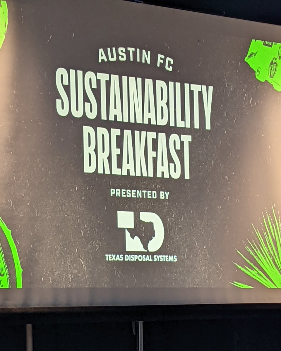 Esteban4env's tweet photo. "We want to make this the #1 greenest stadium in #MLS." #VerdeListos indeed! Thanks for hosting, @AustinFC and @TexasDisposal https://t.co/WXWSNt3Z8r