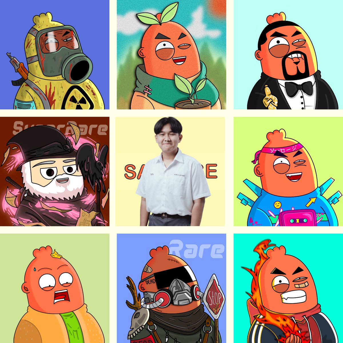 Hi my name is “win”
I hope you enjoy with my NFTs collections 
My link tree 👉 linktr.ee/SauS8._Gang
#NFTTHAILAND #NFTCommmunity #NFTs #NFTArts