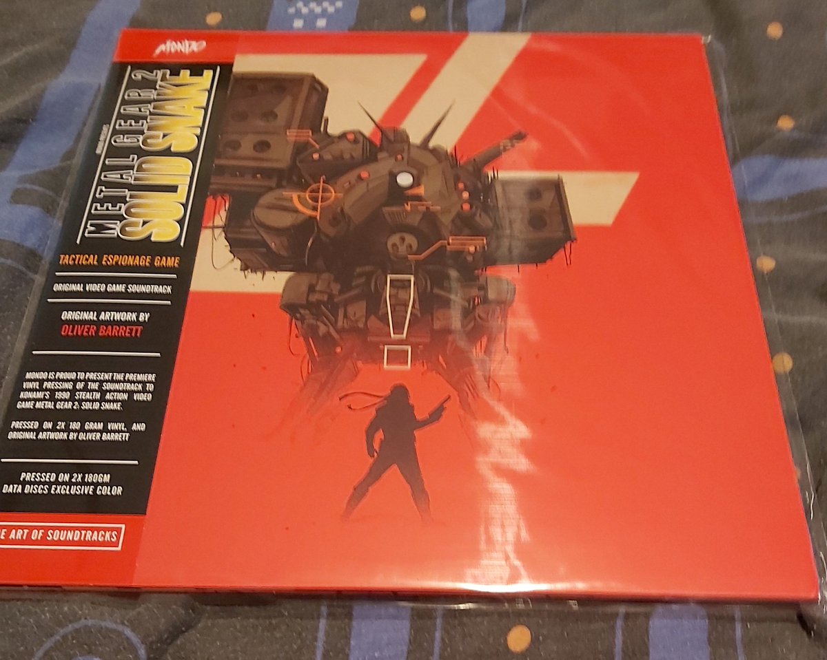 ClassicPrintAds's tweet photo. Going to give this a spin for the first time today as I pretend to work. This came a few months back courtesy of the always great #DataDiscs, a company I can't recommend enough.
#RetroGaming #MetalGear #SolidSnake #Konami #Mondo #Records #MG2 #Soundtrack https://t.co/8Ohyq6JLxR