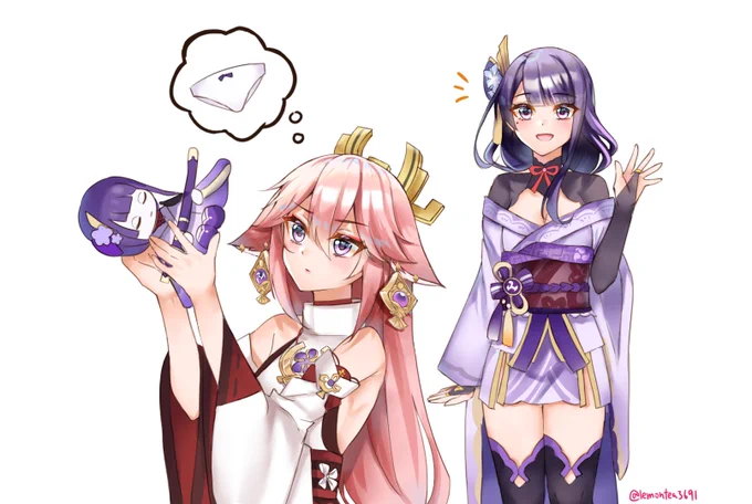 「本物...見ますか?」("...do you want to see the real thing?")
#eimiko #原神 #Genshin 
