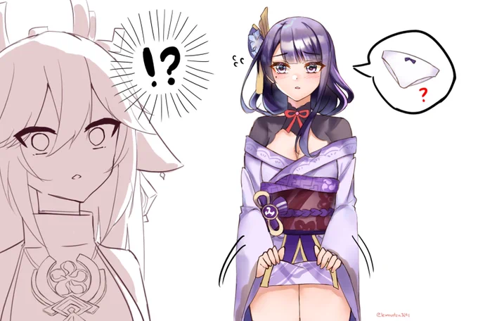 「本物...見ますか?」("...do you want to see the real thing?")
#eimiko #原神 #Genshin 