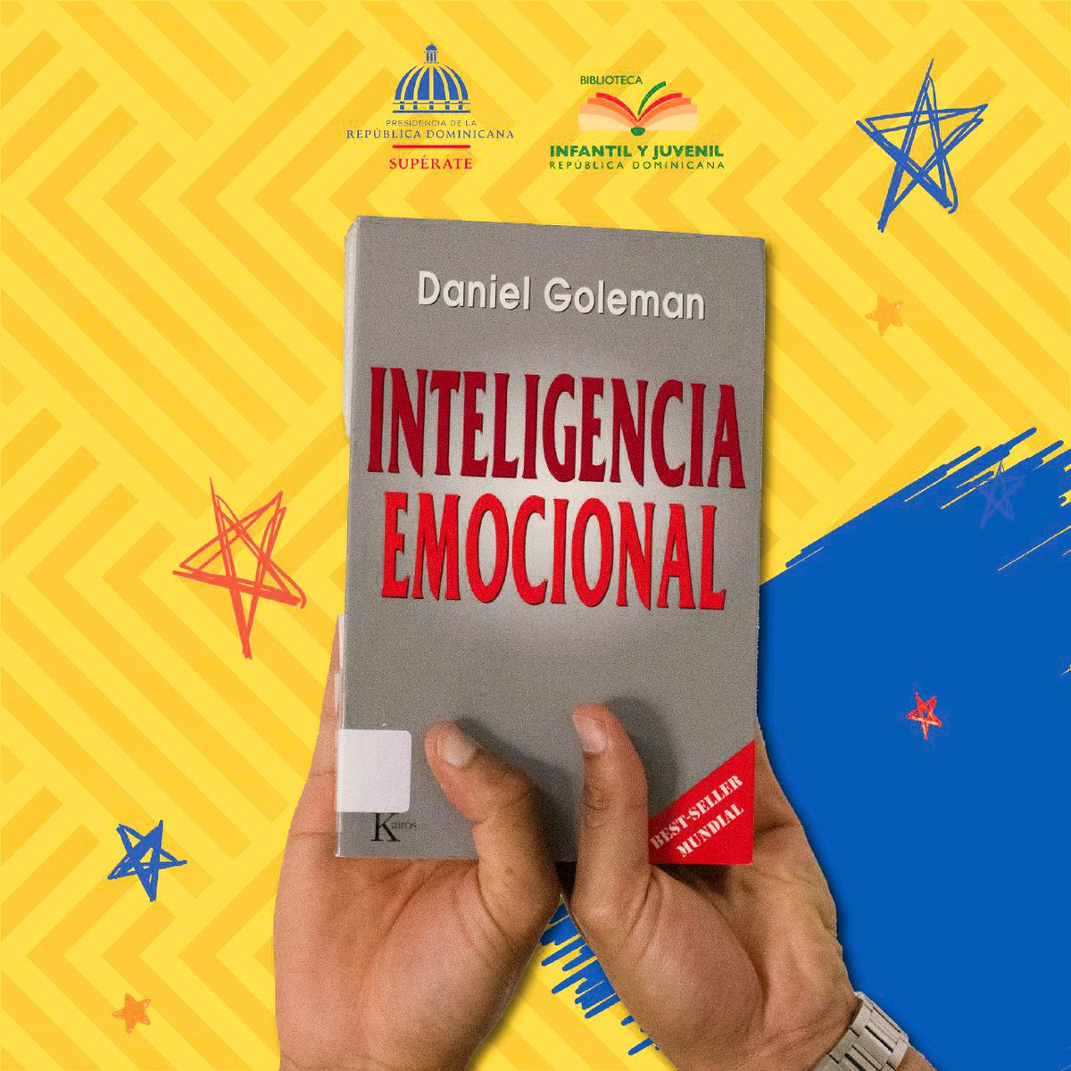 tuBijrd's tweet photo. 👀 La Inteligencia emocional es la base para relacionarnos efectivamente en cualquier área de nuestra vida. 🤜🏻🤛🏾 

📚 Escrito por: Daniel Goleman

Disponible en la #SalaGeneral 

#TuBIJRD #Supérate #Abril #MesDelLibroYLaLectura https://t.co/yqzExLYZUs