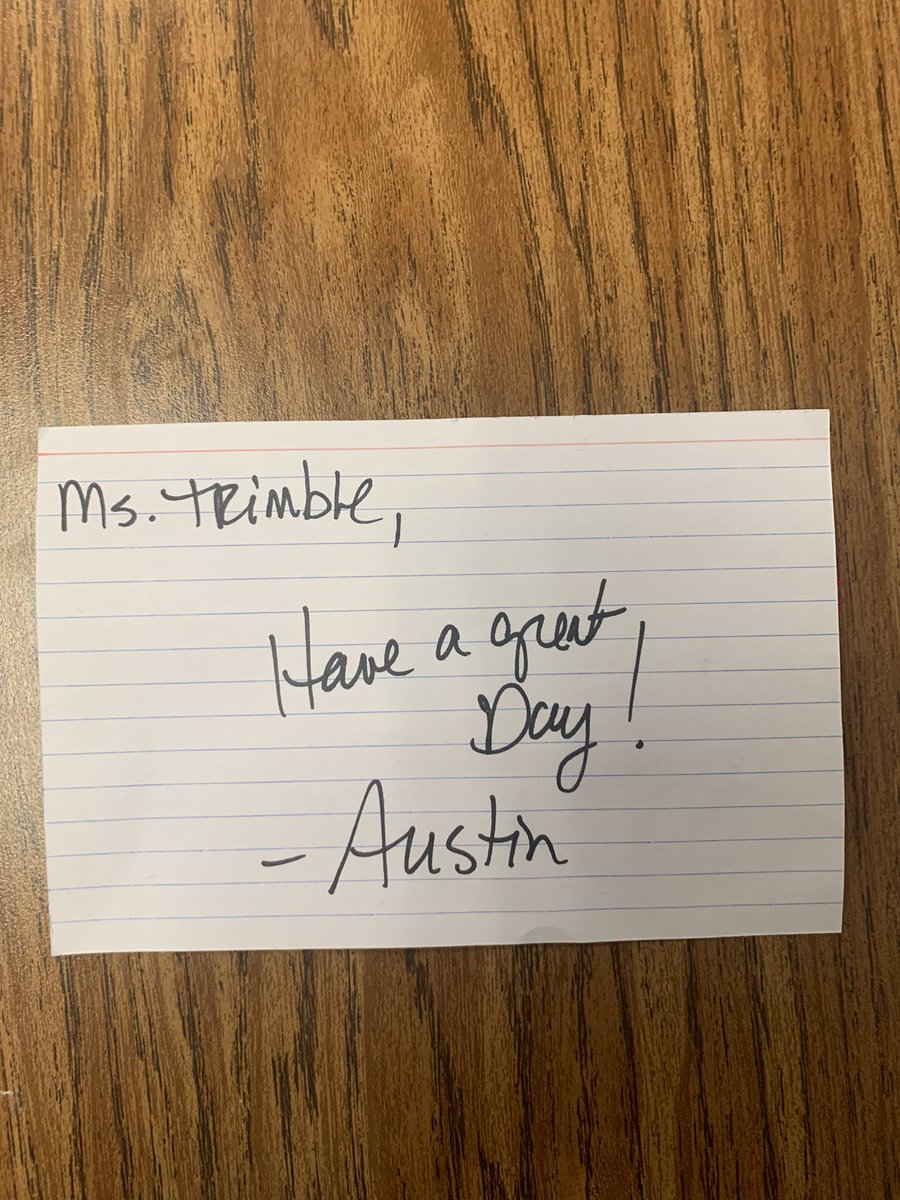 What a way to start a Monday! Love working with great people like Mr. Austin! <a href="/mraustin_fce/">Aaron Austin, M ED</a> <a href="/HumbleISD_FCE/">Fall Creek Elem</a>
