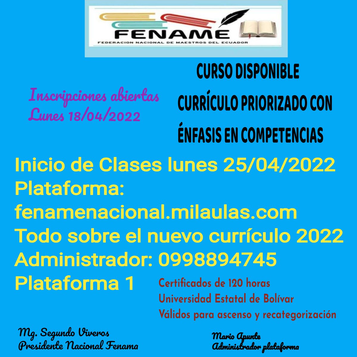 forms.gle/w9VJgxSTzBLT2x… 
Fase de inscripción.