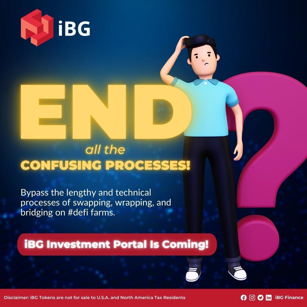 It's hard to remain SANE when you need to keep track of your DeFi investments that are all over the place. 😜

But with the iBG Investment Portal, every project you have invested in is all in ONE SPACE. No need to jump from website to website to stay updated. 👍

#altcoin