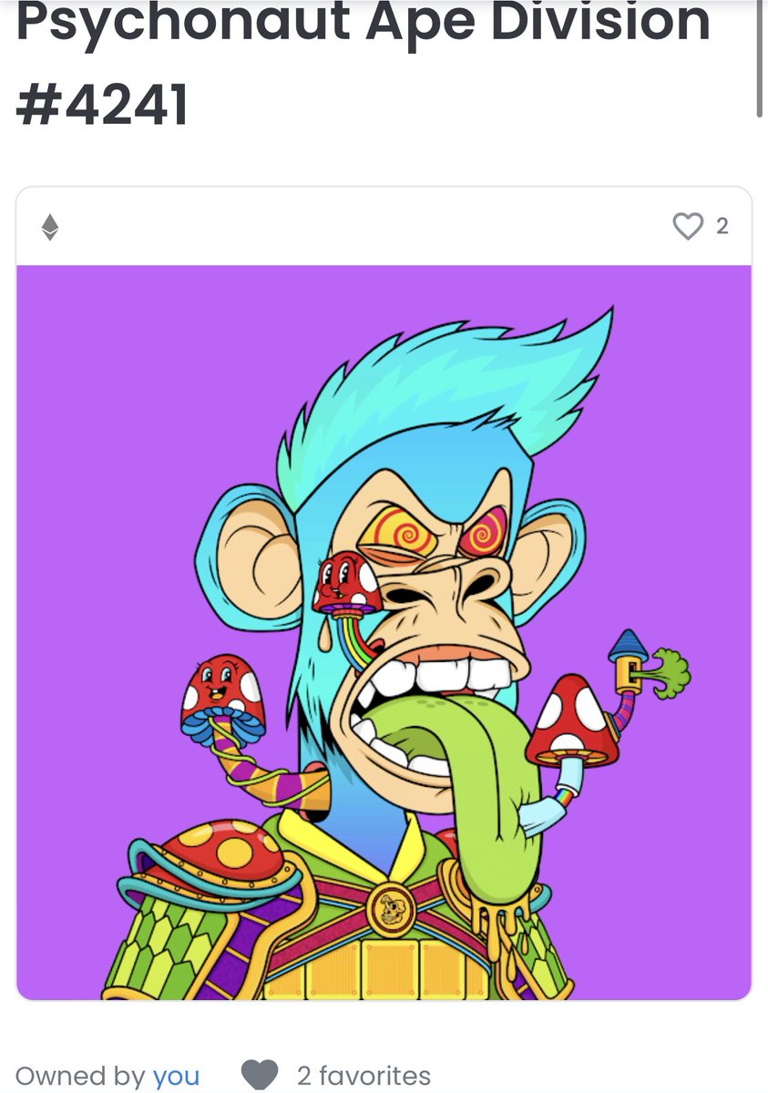 ⚡️ #NFT GIVEAWAY ⚡️

Who wants another PSYCHONAUT APE? 😤 The artwork and team is on point 🔥 <a href="/PsychonautApeD/">Psychonaut Ape Division</a> <a href="/WoahJonny/">Woah Jonny</a> @GengethKhan 

RULES
⚡️FOLLOW ME
⚡️RETWEET
⚡️TAG A CHUMP 

WINNER IN 48 HOURS⏳

#NFTGiveaway #NFTs #BAYC #MAYC #PAD #BTC