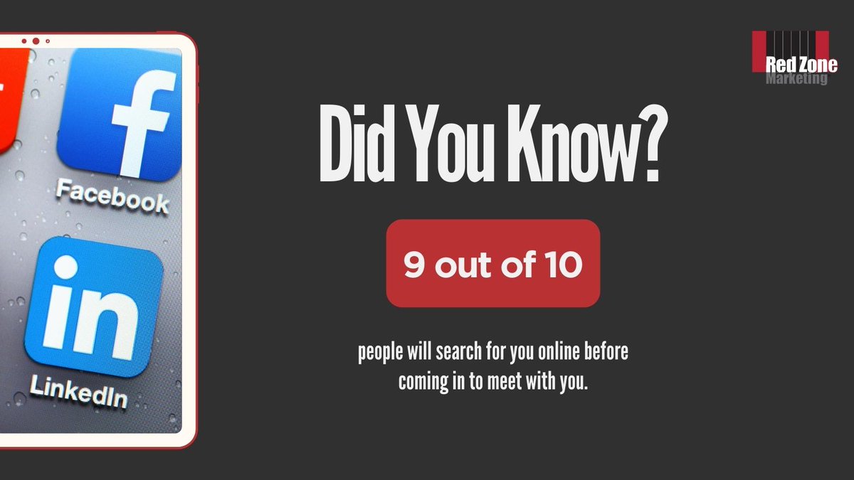 If you knew that your best prospect was going to look at your LinkedIn profile next Thursday and make a decision on whether or not to come in to see you based on what they see – would you change it? Google yourself today and find out what others see. 👀 
bit.ly/3OcTxz5