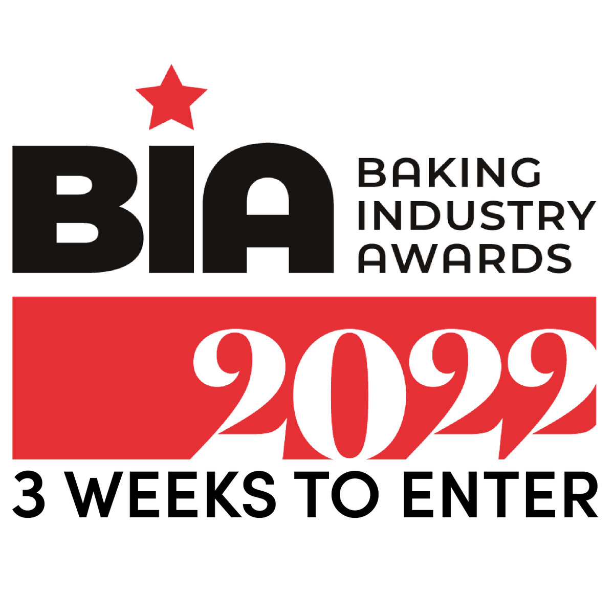 3 weeks to go! Get those entries in! Follow the link in our BIO to enter! #bakeryawards #bakeroftheyear #bakery #baking #baker #awards @britishbaker