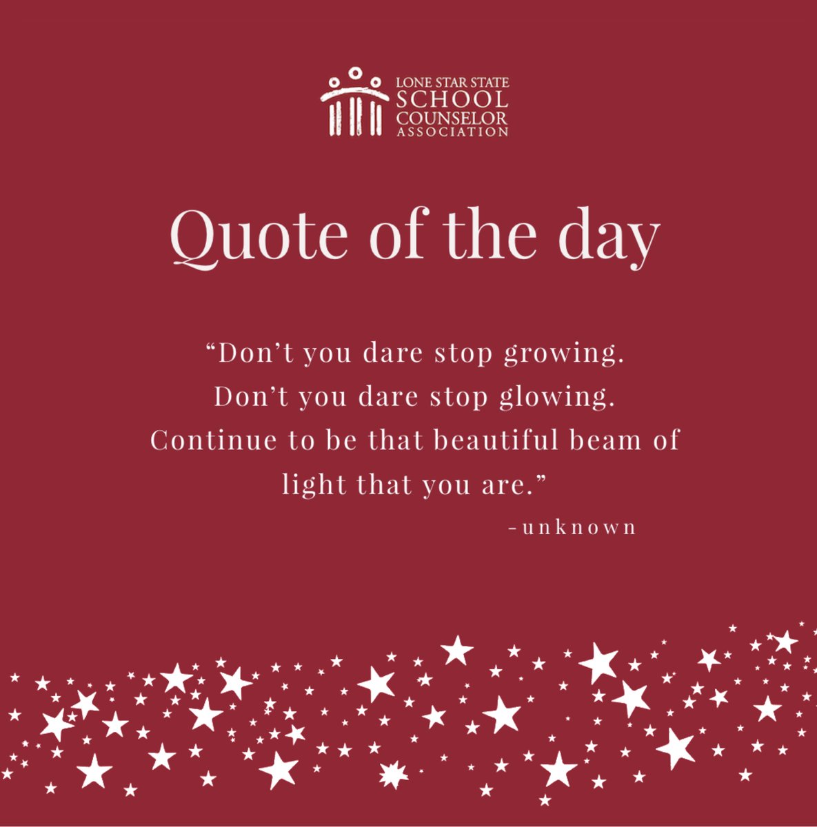 LSSSCA1's tweet photo. Motivation Monday! Our LSSCA board loves and support you! Finish this school year strong! Be Encouraged! #schoolcounseling #scchat #lsssca #schoolcounselors #texas ❤️🤍 https://t.co/OTtI6Bx0eE