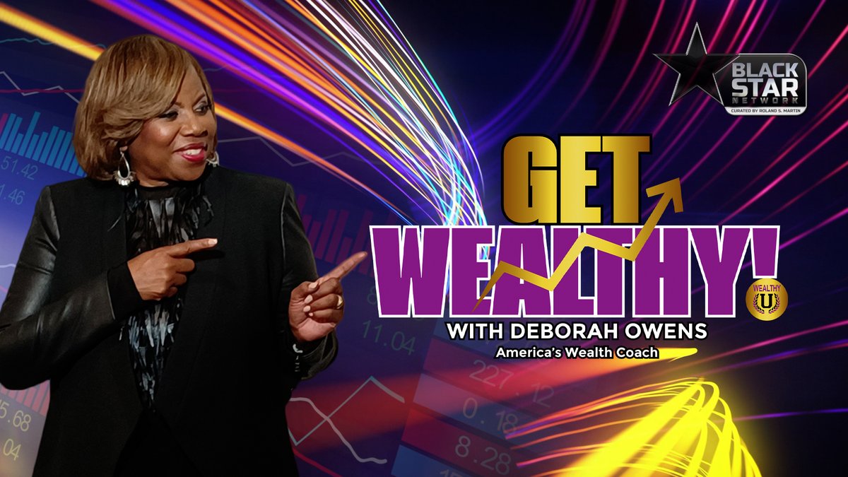 Let's go fam! Watch #GetWealthy with <a href="/deborahowens/">Deborah Owens-Founder of WealthyU</a> RIGHT NOW on the #BlackStarNetwork. 👀 Jandie Shares How To Network On The Links To  Build Your Net Worth. We're streaming live on #BlackStarNetwork + YouTube ow.ly/TQNb50ILFMO