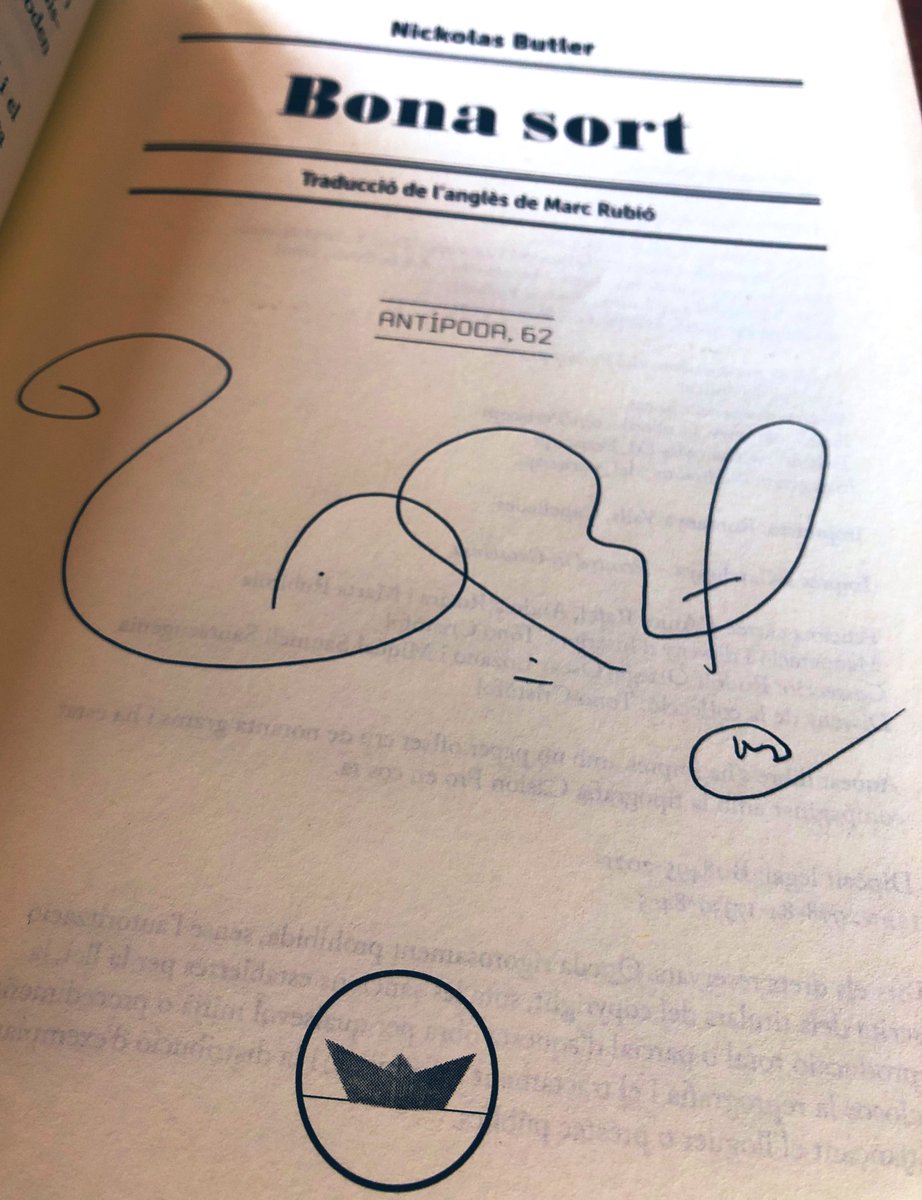 heura_juny's tweet photo. “Va girar el coll per mirar enrere només una vegada, com si allà deixés tota la felicitat que havia conegut.”
📘 Bona sort
🖋 #NickolasButler
📚 @Ed_Periscopi https://t.co/ggcwczgNgA