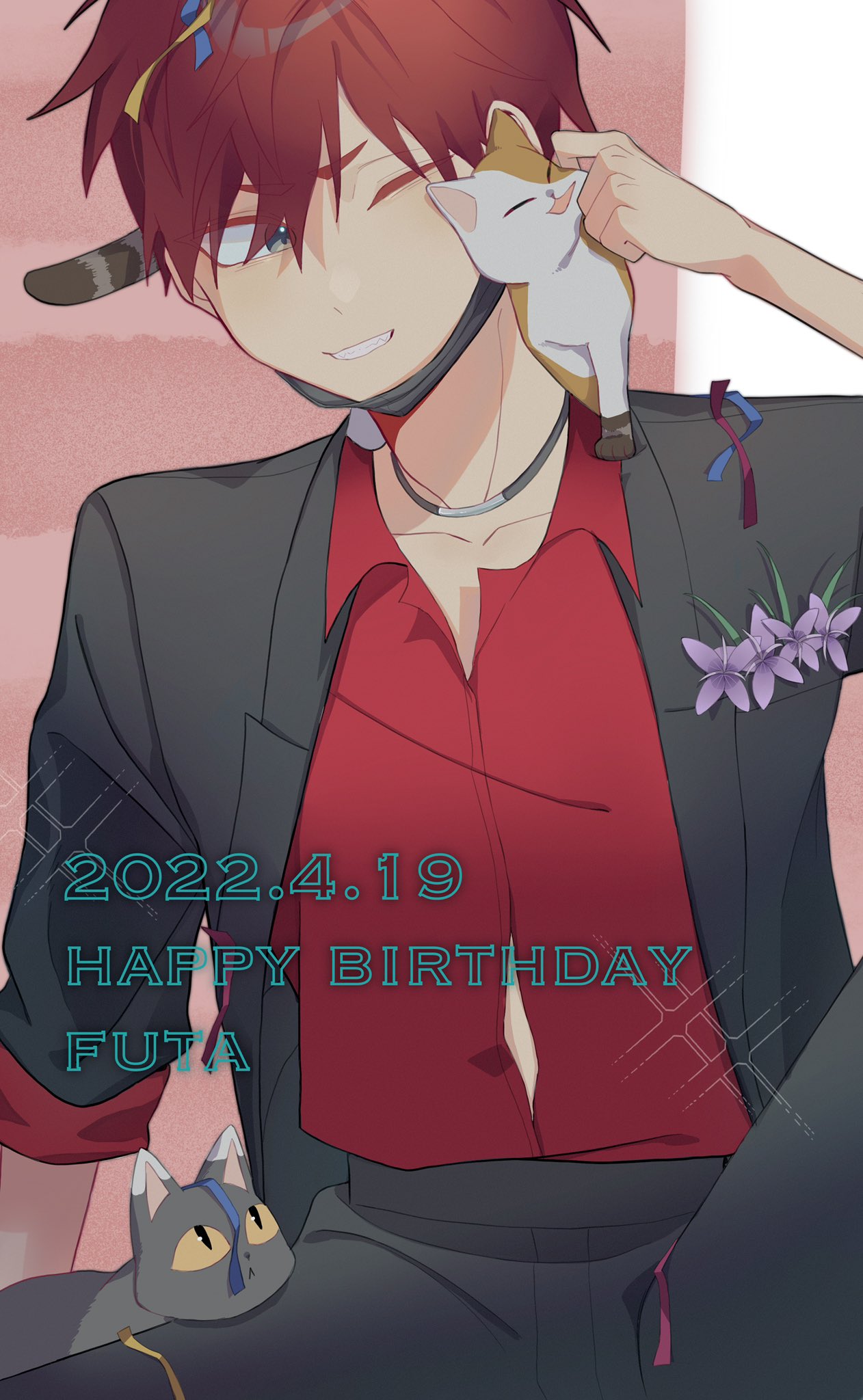 風太の誕生日 Happy birthday🥳🎉 ・ 風太が12歳になったよ💙 人間でいうと64