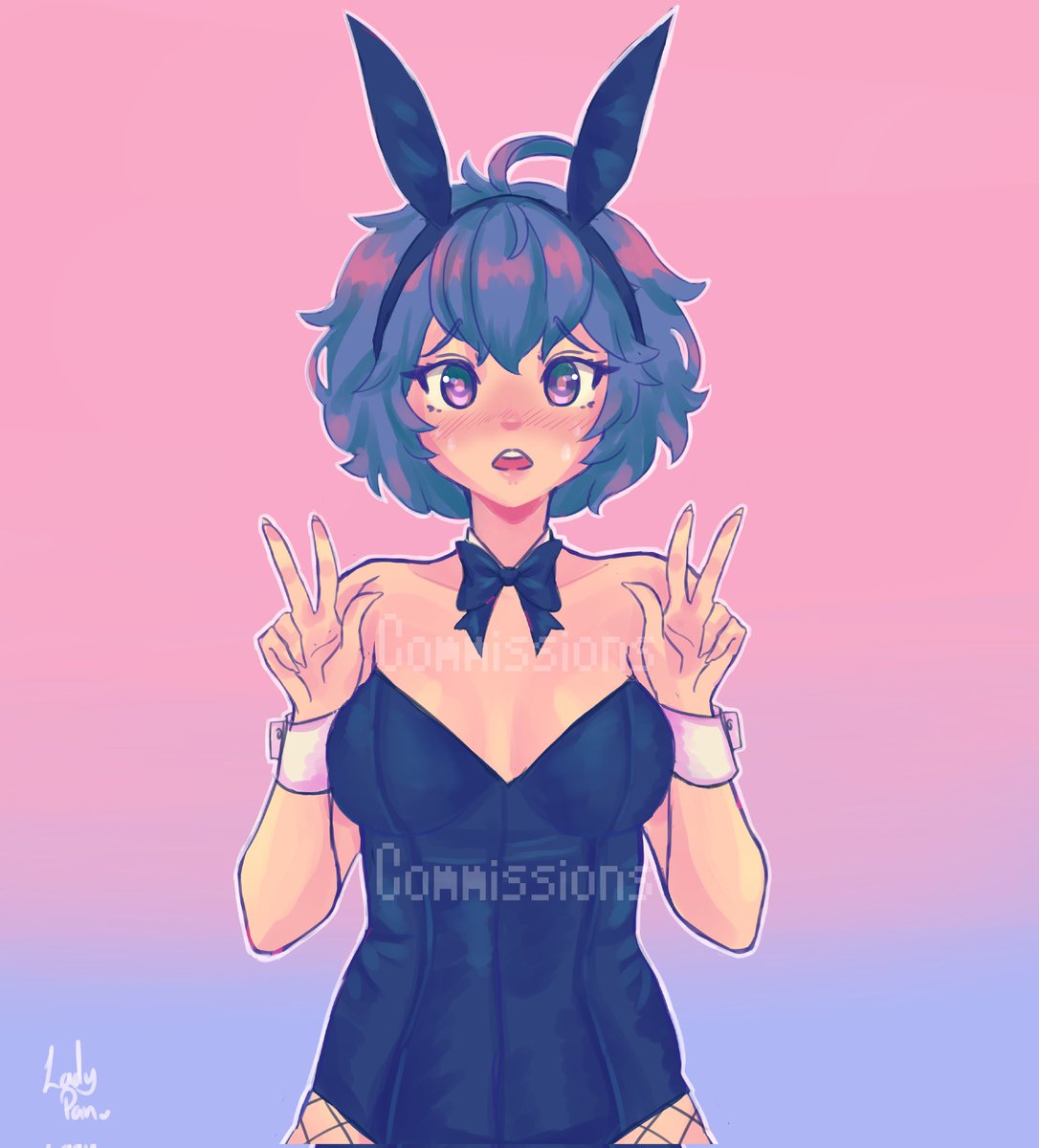 Lady_Pan19's tweet photo. Happy Easter a little late!!! OwO💖✨
  I bring you a commission for @JaviMinjarez ✨

#Bernadetta #Bunnysuit #bunnygirl #FireEmblem https://t.co/79WJh7Oqx5