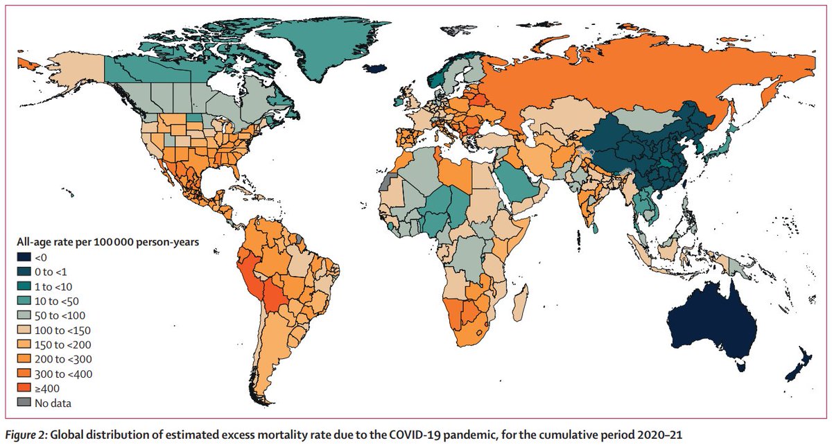 The Lancet (@thelancet) on Twitter photo Estimates of excess mortality due to the #COVID19 pandemic suggest the impact has been much greater than that indicated by official statistics.
Read the analysis: hubs.li/Q018dP_20 <a href="/IHME_UW/">Institute for Health Metrics and Evaluation (IHME)</a> Estimates of excess mortality due to the #COVID19 pandemic suggest the impact has been much greater than that indicated by official statistics.
Read the analysis: hubs.li/Q018dP_20 <a href="/IHME_UW/">Institute for Health Metrics and Evaluation (IHME)</a>