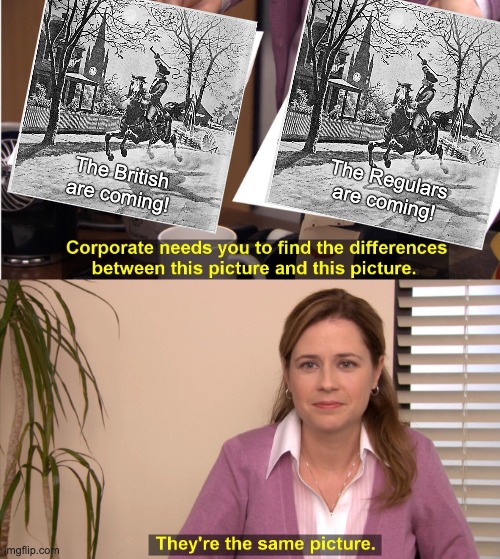 archivesfdn's tweet image. #OTD in 1775, Paul Revere (with Samuel Prescott and William Dawes) rode from Charlestown to Lexington warning &quot;the Regulars are coming.&quot; Contrary to the myth, he never shouted the British were coming because, not yet an independent nation, the colonies were in fact, British.