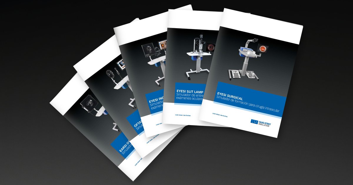 Simulacion_Medi's tweet image. ¡Novedad! Las soluciones de @HS_Simulation para el entrenamiento, basado en #simulación, en #oftalmología ya cuentan con sus catálogos en español. Descárgatelos en nuestra web y conoce todo sobre EyeSi Indirect, EyeSi Direct y EyeSi Surgical 👉 medical-simulator.com/buscar?control… #cataratas