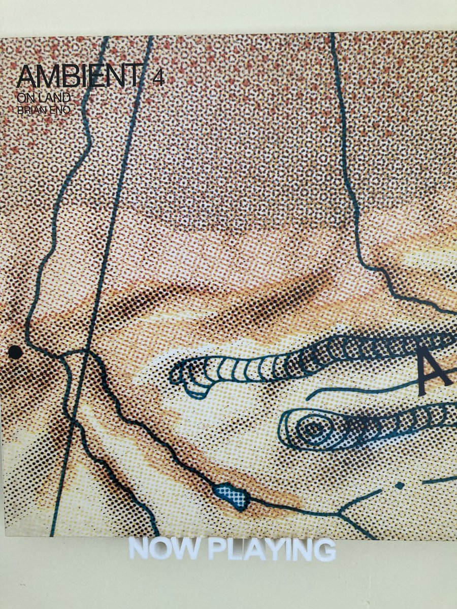 steveclarke1138's tweet photo. #NowListening #ChilledEasterVibes #BrianEno #Ambient4 #Vinyl https://t.co/tBWIYiNrQY