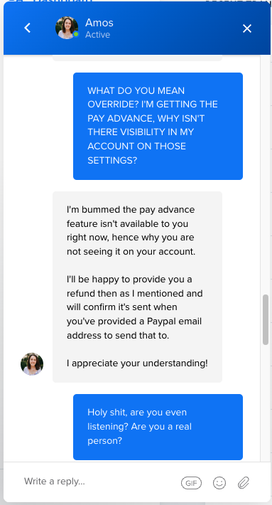 KeithPetrillo's tweet photo. @truebill this is the level support you get with their customer service. Which, by the way, is the only possible way to get ahold of them. https://t.co/yn1v4SllAG