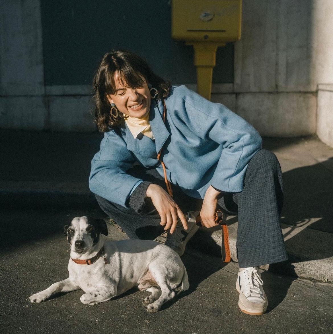 knokstore's tweet photo. @elenasansh 🐶  wearing our Custom Case + Cord in ORANGE 🧡
Save 30% on your order until tonight! Code: Easter30KNOK

#happyeaster #dog #accessories #knok #knokcase https://t.co/mVOaduP58A