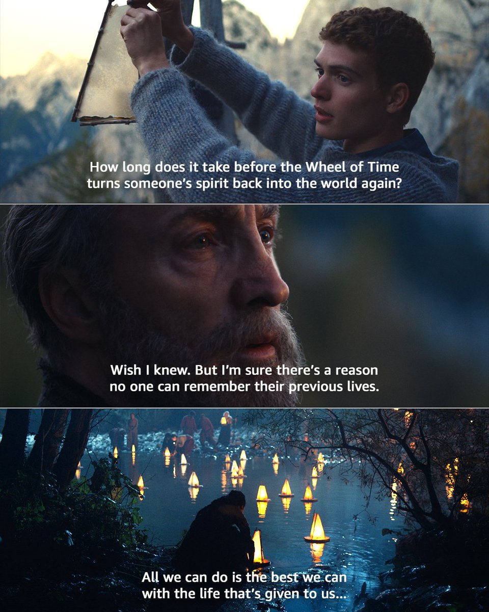 TheWheelOfTime's tweet photo. Raise your hand if you weren't ready for Tam to hit you with ten tons of wisdom and two eyes full of tears ✋ #TheWheelOfTime https://t.co/qtqEHIlwfY