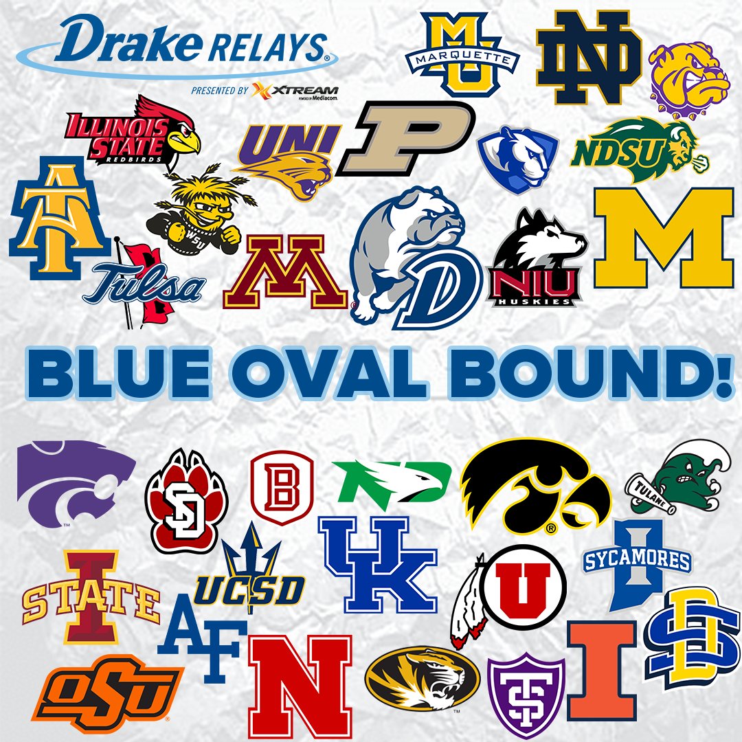 RT if your team is #BlueOvalBound!

𝑳𝒊𝒎𝒊𝒕𝒆𝒅 𝑮𝒆𝒏𝒆𝒓𝒂𝒍 𝑨𝒅𝒎𝒊𝒔𝒔𝒊𝒐𝒏 𝑺𝒊𝒏𝒈𝒍𝒆-𝑺𝒆𝒔𝒔𝒊𝒐𝒏 𝒕𝒊𝒄𝒌𝒆𝒕𝒔 𝒂𝒓𝒆 𝒐𝒏 𝒔𝒂𝒍𝒆 𝒏𝒐𝒘!

🎟️ draketix.com/drakerelays 
📄 bit.ly/3KUtkTU

#BackOnTrack
