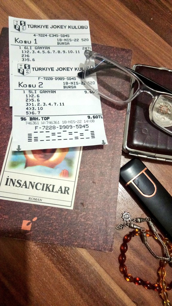 ByMutluer's tweet photo. İlk ayağı taradım,
2. Ayak tercihim boşa düşürdü ama,
5'li ile dengeledik bi miktar... 😉
#BursaAltılıGanyan #BeşliGanyan #ByMutluer #HipodromGazetesi https://t.co/wSJaQh5yfj