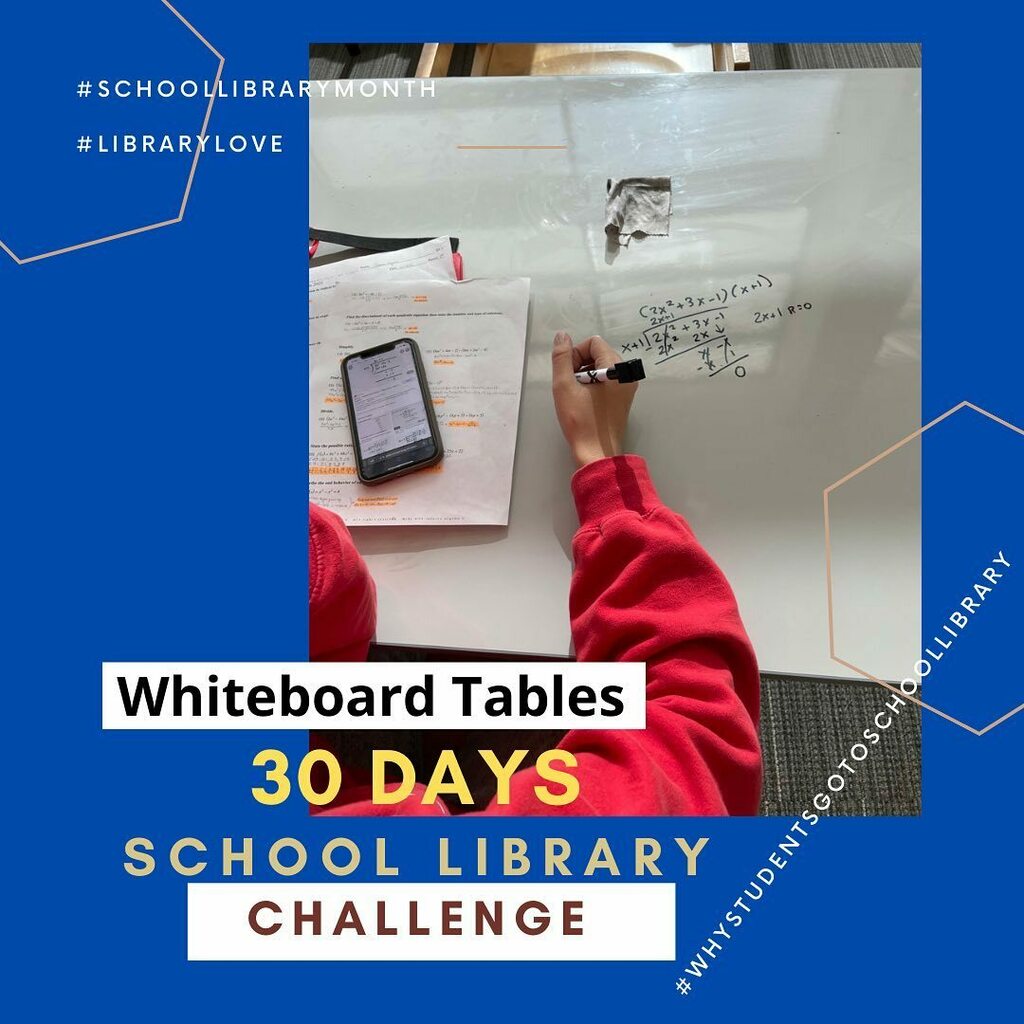 TuckerHSMedia's tweet photo. April 18. #whystudentsgotoschoollibrary #librarylove #schoollibrarymonth https://t.co/3rZS2Ep7h3 https://t.co/7y24BUi7Zz