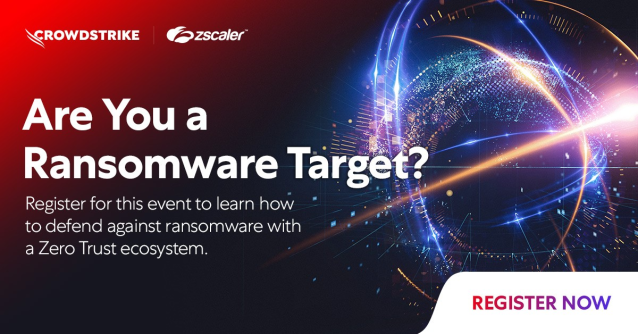 Explore insights on #ransomware—and how zero trust combats it—from our collective threat research teams at Zscaler and CrowdStrike. Register for Beyond the Perimeter 2022 here: bit.ly/3J2RgCV bit.ly/3JT6yub
