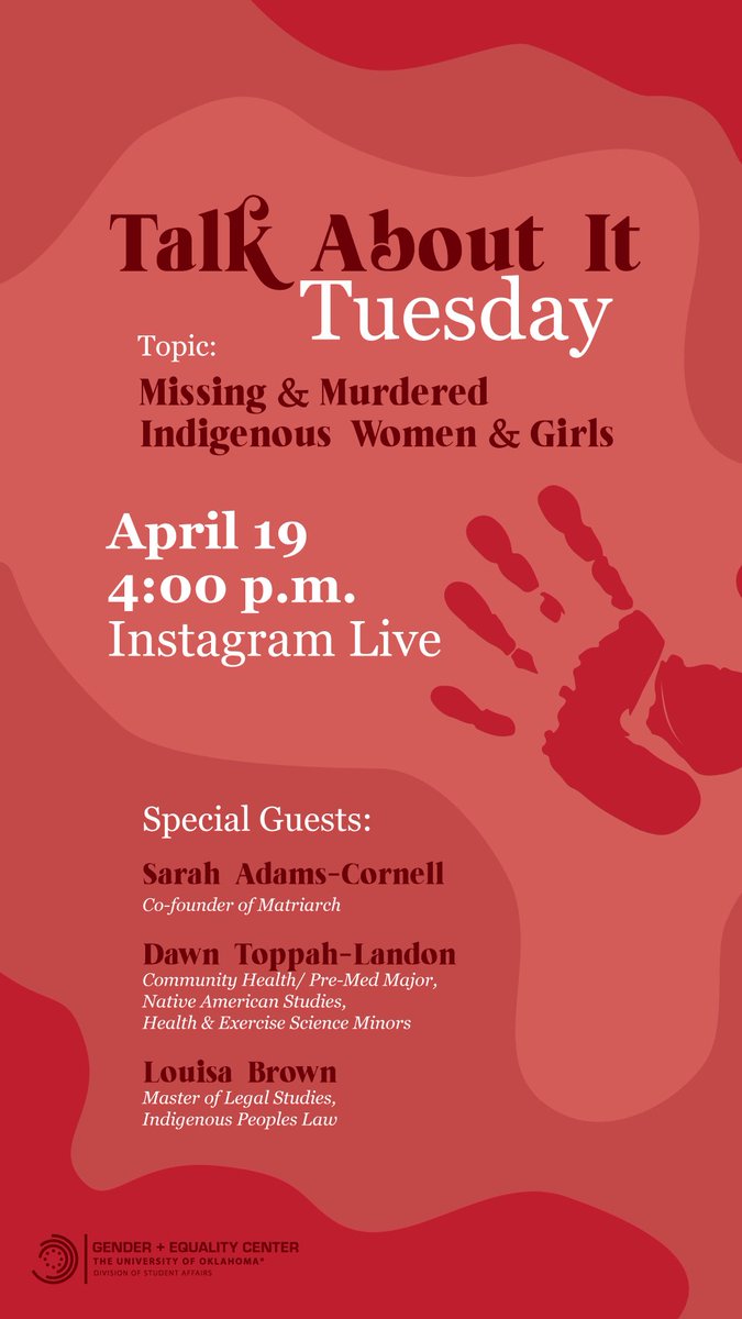 OU Gender + Equality tweet media