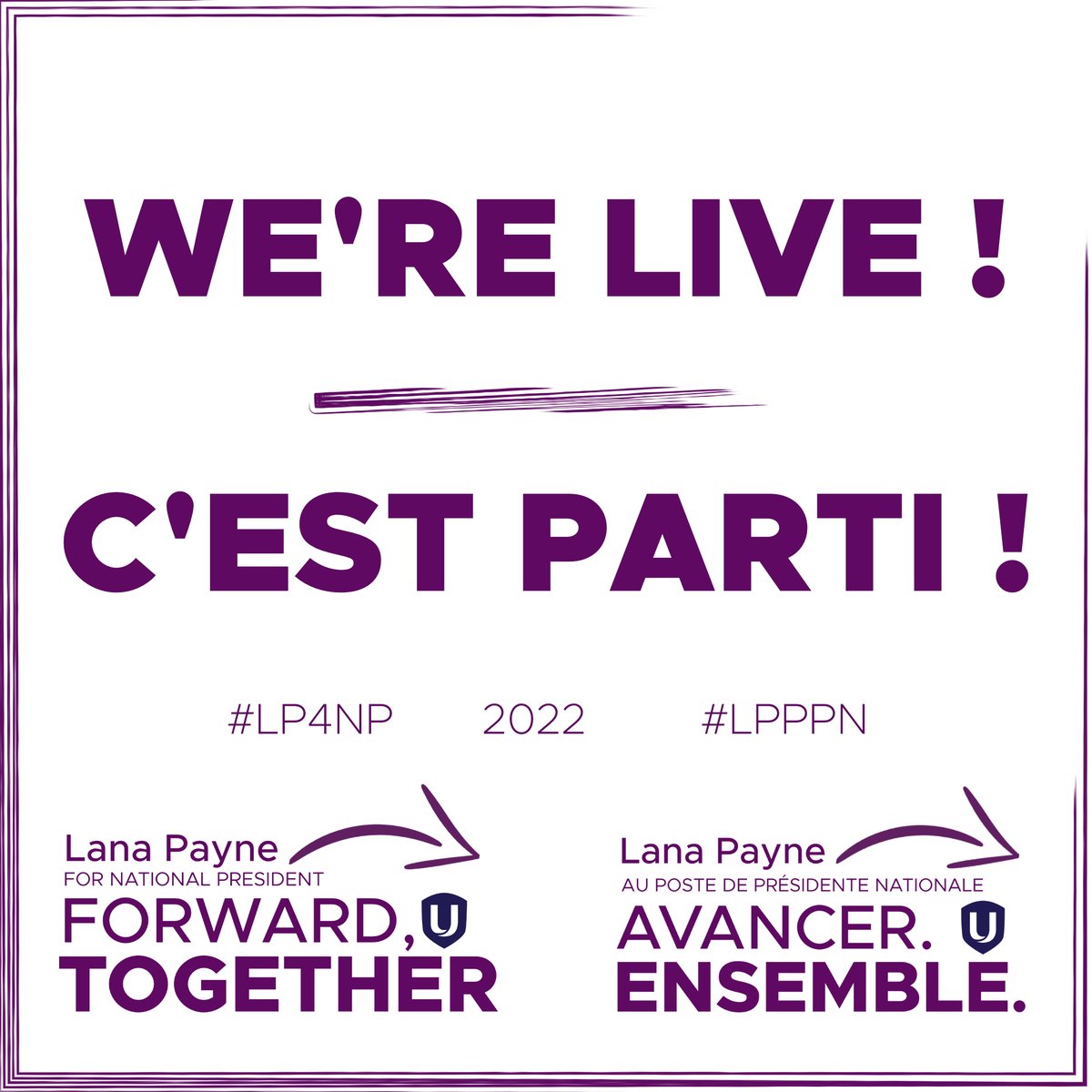 We’re live! Welcome to my Lana for President twitter account! Here you’ll find updates on the campaign, and there will be many ideas for how you can help. You can always continue following my personal account over at <a href="/Lanampayne/">Lana Payne 🇨🇦🇨🇦🇨🇦</a>