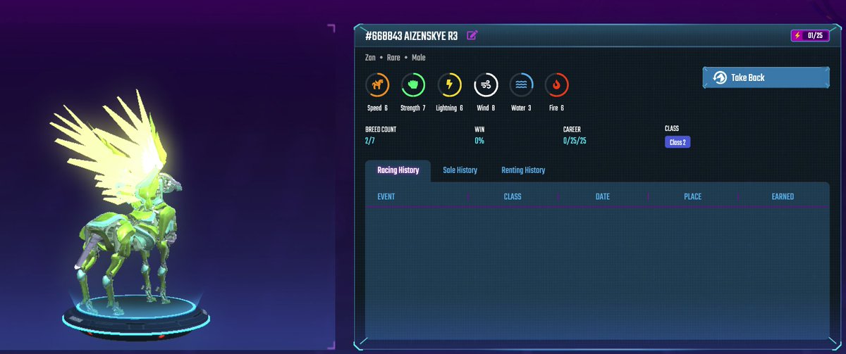 Wow! I didn't know this kind of pega actually exist until I had a chance to own one. :) I fused a really RARE one.  I'll see how long this last.  Road to 1000 games with 0 win <a href="/PegaxyOfficial/">Pegaxy</a> <a href="/RealCoreyWilton/">Corey Wilton</a>