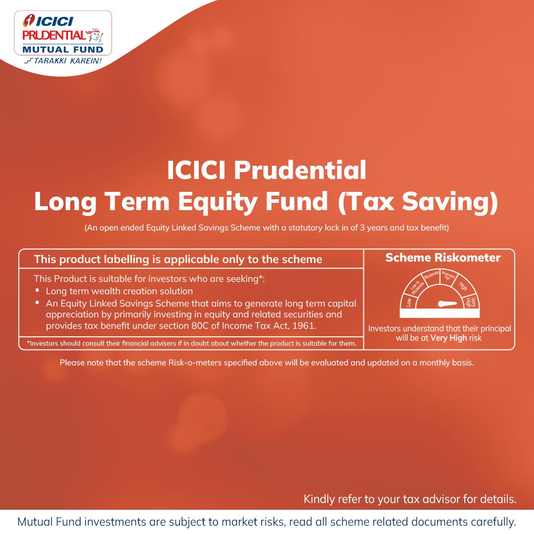ICICIPruMF's tweet photo. Make your portfolio a classic by adding the ICICI Prudential Long Term Equity Fund (Tax Saving).
To know more about this #JodiKamaalKi, click here - https://t.co/8pFfPcHyd9
#LTEF #Tax #Taxsaving #investment #ICICIPruMF #ICICIPrudentialMutualFund #Portfolio #MutualFund https://t.co/WVFBiMu99z
