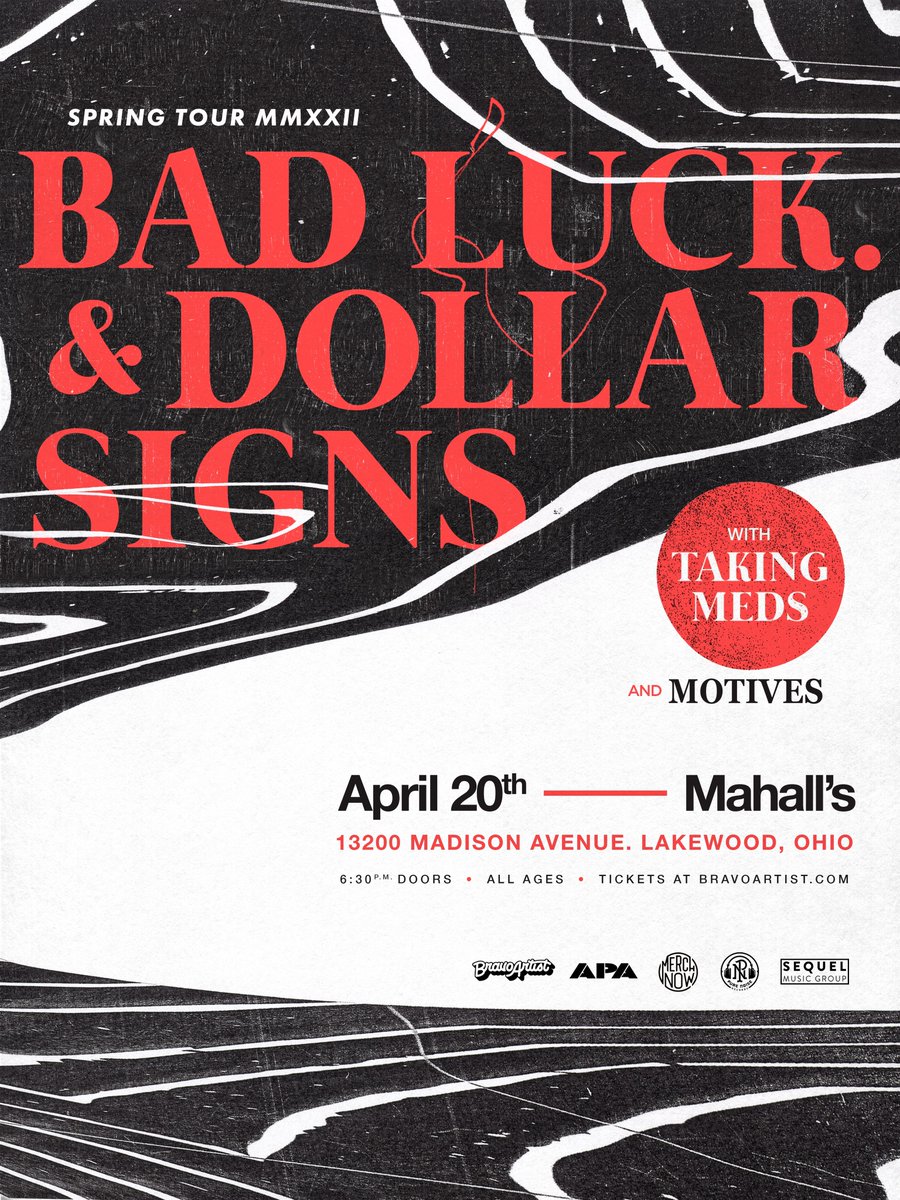 Playing this just means I get to see @badluckdudesny and <a href="/takingmedsmusic/">TAKING MEDS</a> for free 😈