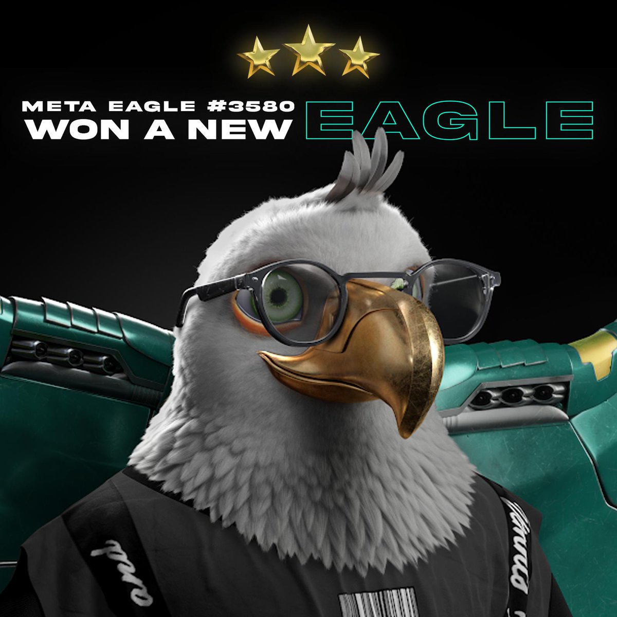 galyverse's tweet photo. Congratulations to eagle number #3580 who WON A NEW EAGLE  🦅🥳 https://t.co/2eHj6Q97Yi